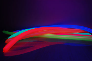60 inch Blacklight Reactive Fluorescent UV Neon Glow Party Tube Balloons